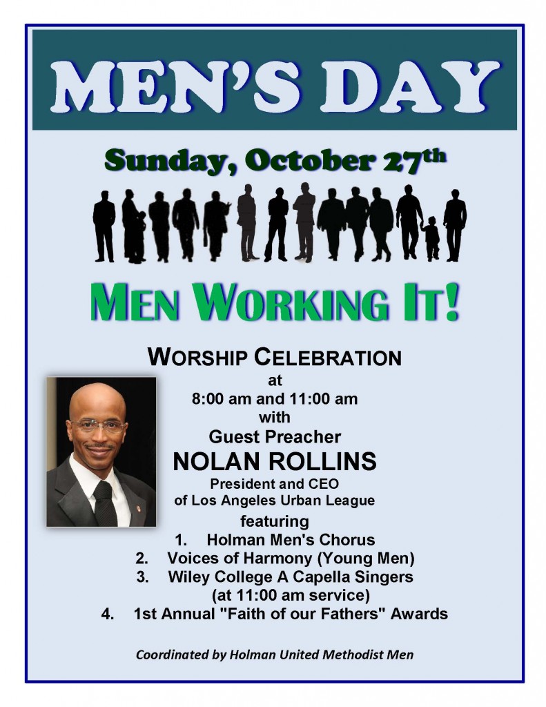 MEN'S DAY - 2013 flyer