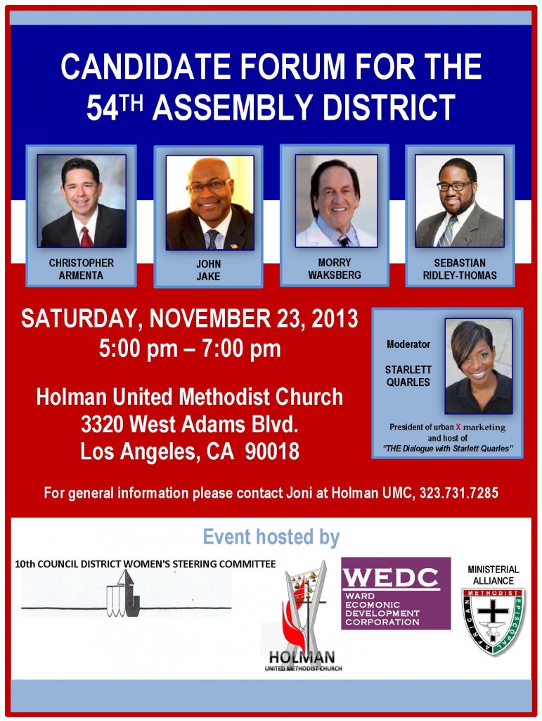 CANDIDATE FORUM Updated - flyer