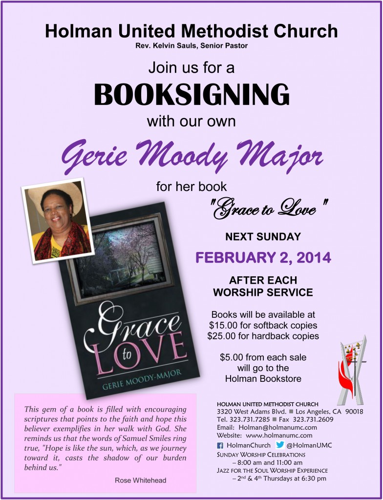 BOOKSIGNING - GERIE MOODY MAJOR