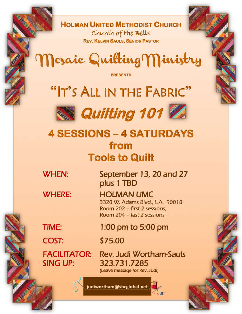 Judalon - quilting class - 2014 - FALL