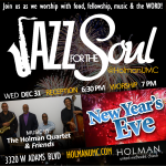 Jazz for the Soul - Square Flyer for social media and bulletin 12-31-2014