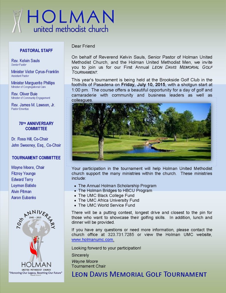 Leon Davis Memorial Golf Tournament - 2015