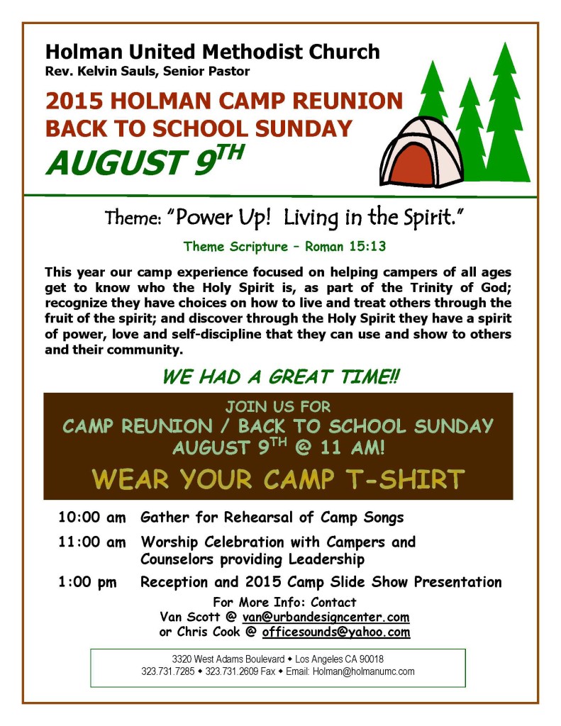 2015 - CAMP FLYER - REUNION