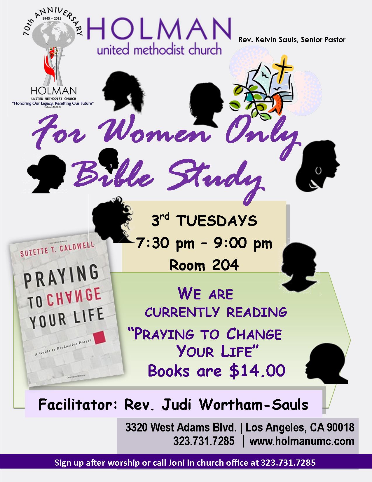 For Women Only Bible Study – Flyer – Book 2 – updated – Holman United  Methodist Church