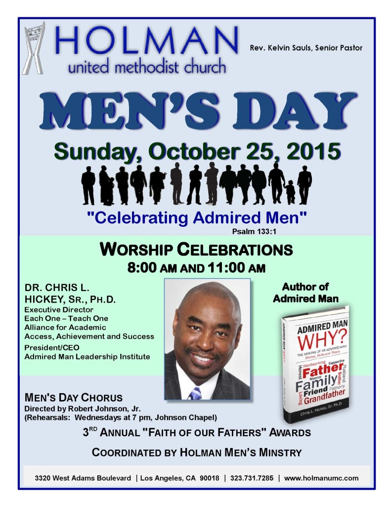 MENS DAY - 2015 flyer