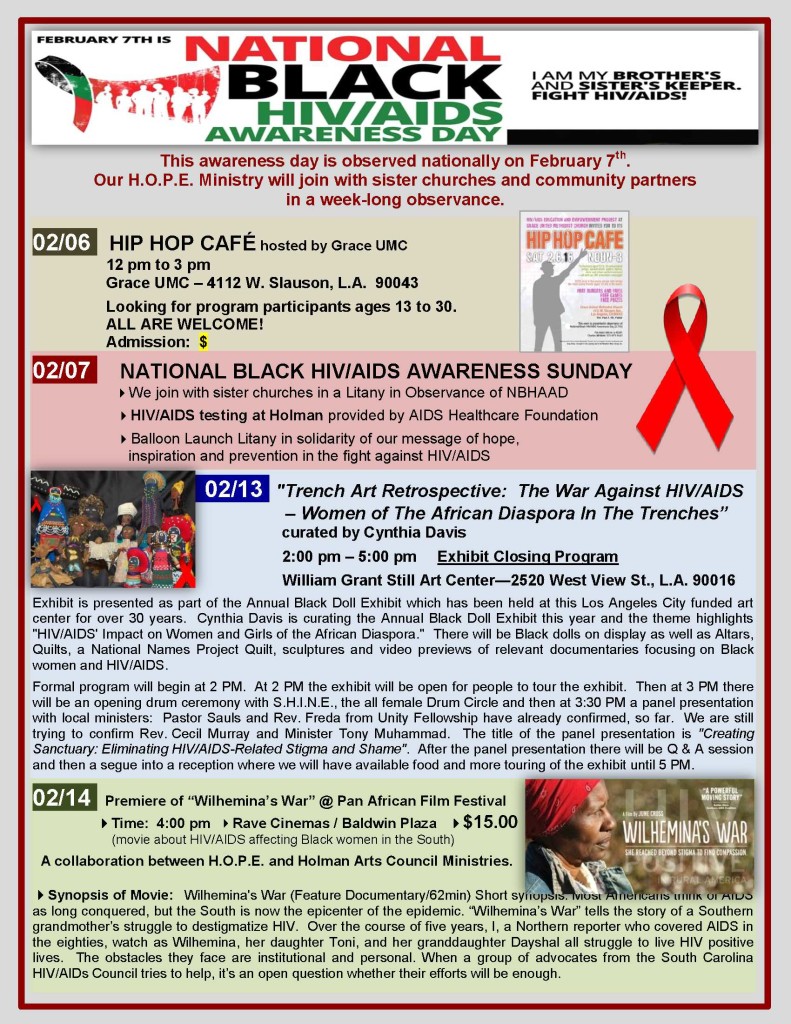 NBHAAD AWARENESS WEEK - 2016 - flyer