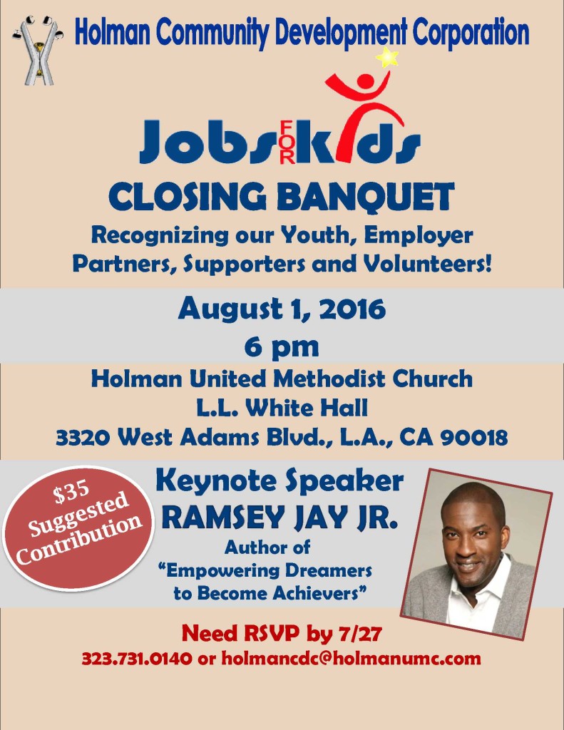 Flyer - 2016 JFK Banquet