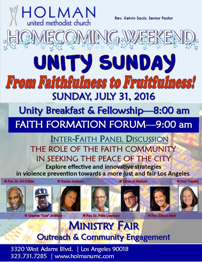 HOMECOMING 2016 - FAITH FORMATION revised