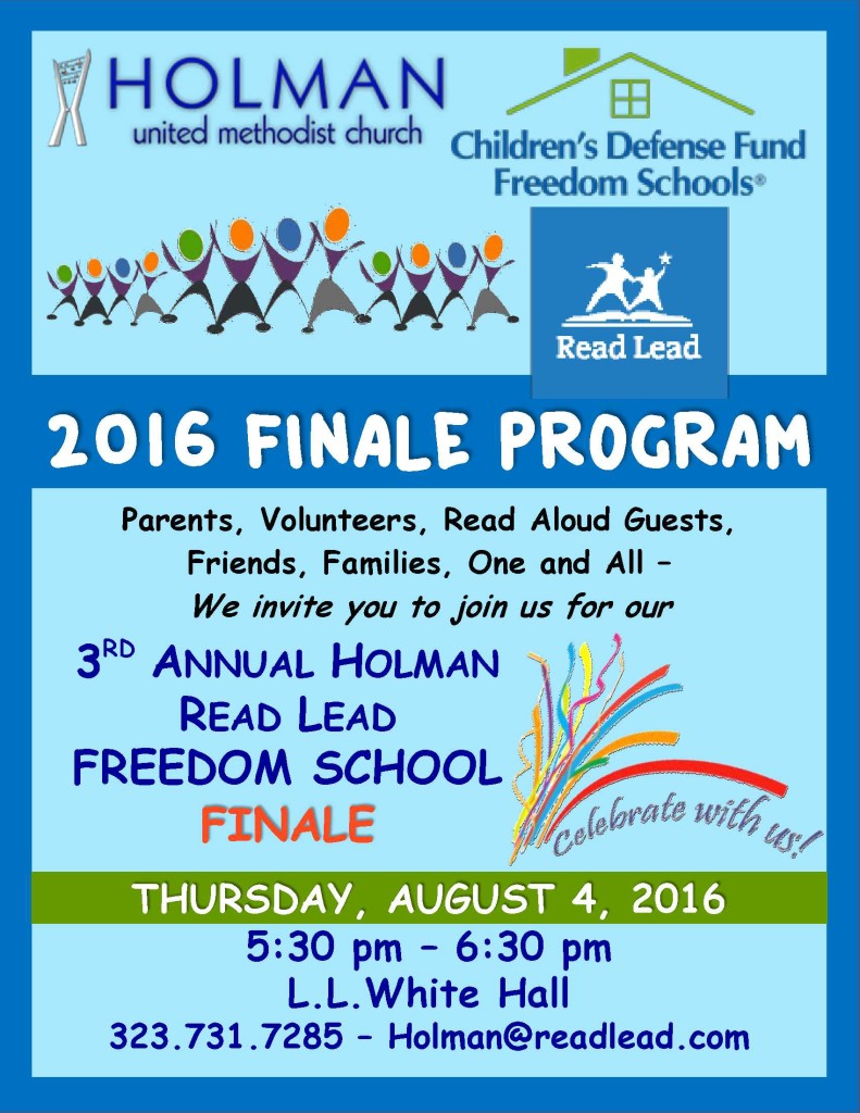 FREEDOM SCHOOL - 2016 - FINALE