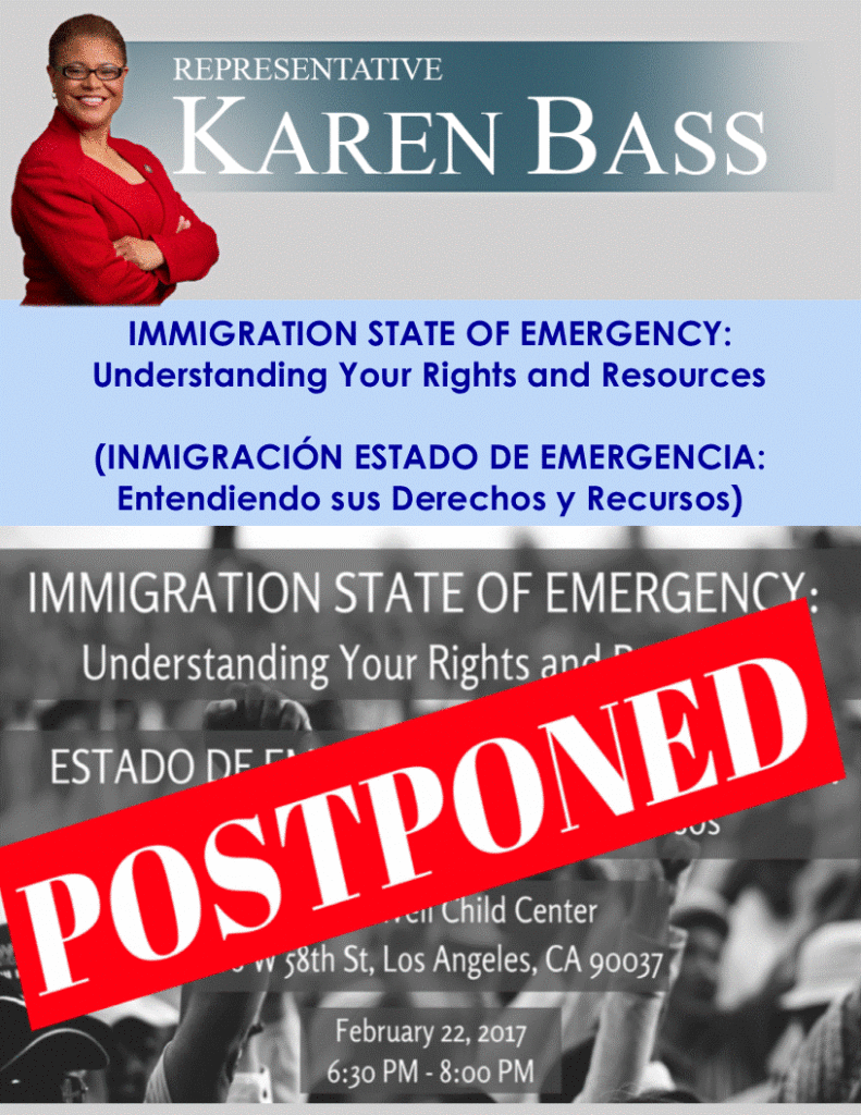 Karen Bass Event - 2017-02-22 Update